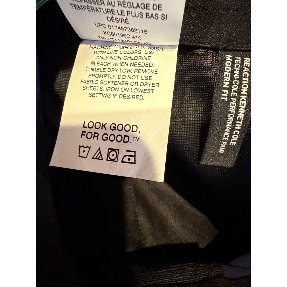 NWT Jachs New York Traveler Pant Mens 32x30 Black Straight Fit Stretch 5-Pocket